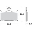 Pastilla de freno SBS P622-RQ