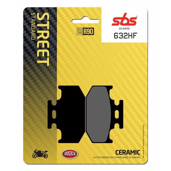 Pastilla de freno SBS P632-HF