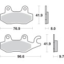 Pastilla de freno SBS P633-HF