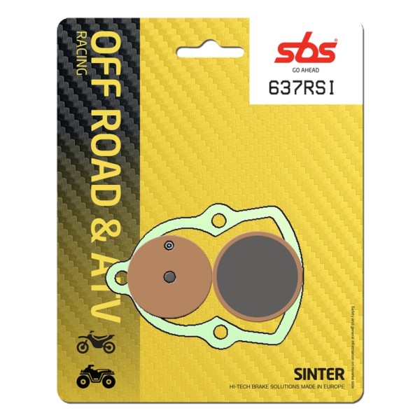 Pastilla de freno SBS P637-RSI