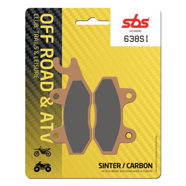 Pastilla de freno SBS P638-SI