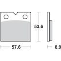 Pastilla de freno SBS P640-HF