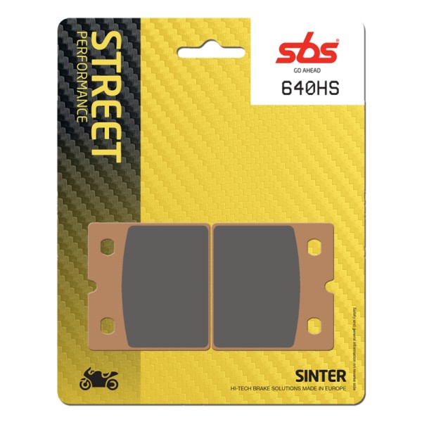 Pastilla de freno SBS P640-HS