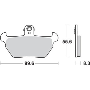 Pastilla de freno SBS P644-HF