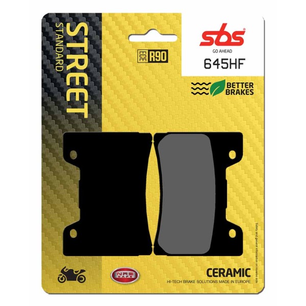 Pastilla de freno SBS P645-HF