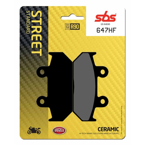 Pastilla de freno SBS P647-HF
