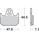 Pastilla de freno SBS P659-RQ