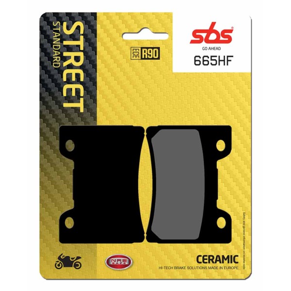 Pastilla de freno SBS P665-HF