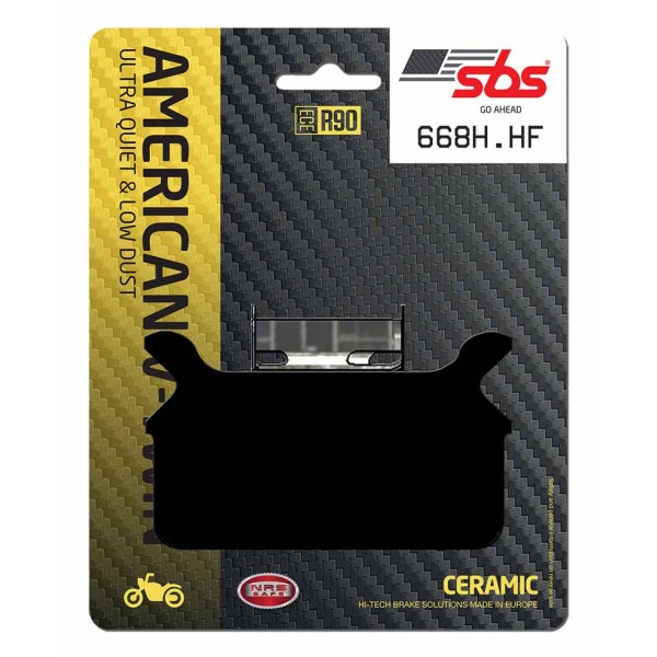 Pastilla de freno SBS P668-HF