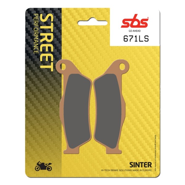 Pastilla de freno SBS P671-LS