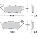 Pastilla de freno SBS P671-RSI
