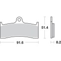 Pastilla de freno SBS P676-HF
