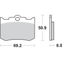Pastilla de freno SBS P678-HCT