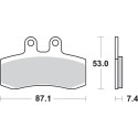 Pastilla de freno SBS P681-HF