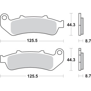 Pastilla de freno SBS P685-HS