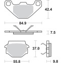 Pastilla de freno SBS P692-SI