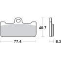 Pastilla de freno SBS P695-DC