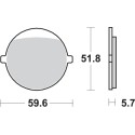 Pastilla de freno SBS P699-HF