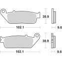 Pastilla de freno SBS P700-DC