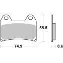 Pastilla de freno SBS P706-DS