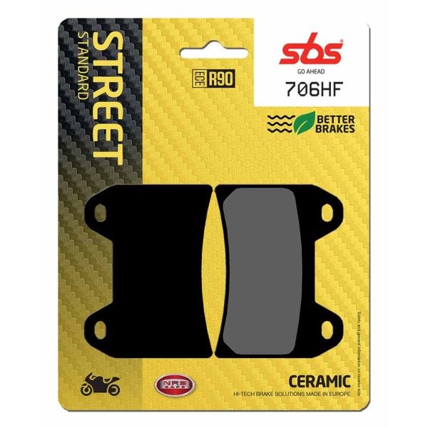Pastilla de freno SBS P706-HF