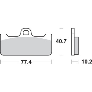 Pastilla de freno SBS P711-DC