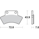 Pastilla de freno SBS P717-ATS
