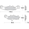 Pastilla de freno SBS P726-SI