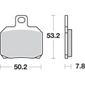 Pastilla de freno SBS P730-LS