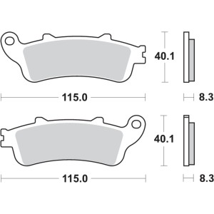 Pastilla de freno SBS P736-LS