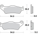 Pastilla de freno SBS P742-HF