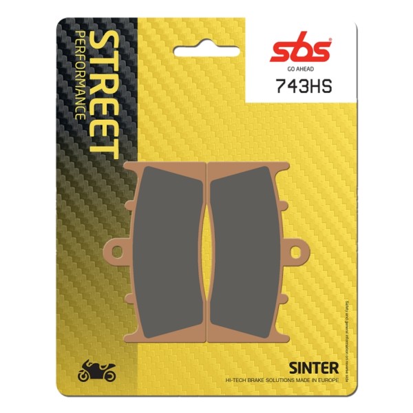 Pastilla de freno SBS P743-HS