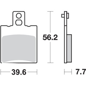 Pastilla de freno SBS P744-HF