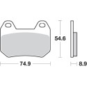 Pastilla de freno SBS P746-HF