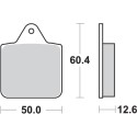 Pastilla de freno SBS P756-RSI