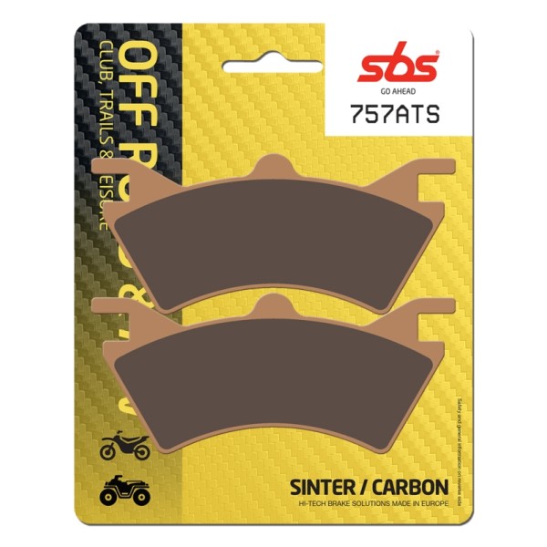 Pastilla de freno SBS P757-ATS