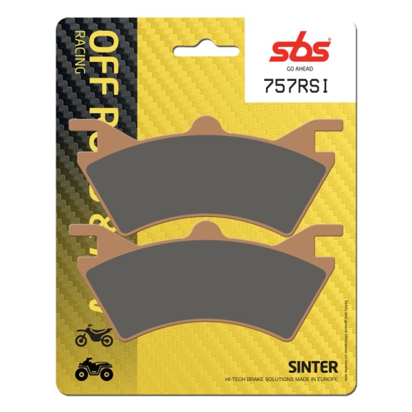 Pastilla de freno SBS P757-RSI