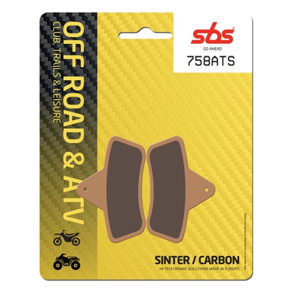 Pastilla de freno SBS P758-ATS