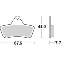 Pastilla de freno SBS P758-ATS
