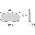 Pastilla de freno SBS P763-LS