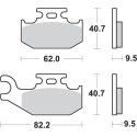 Pastilla de freno SBS P767-RSI