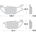 Pastilla de freno SBS P784-HF