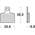 Pastilla de freno SBS P803-RSI