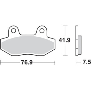Pastilla de freno SBS P814-HF