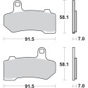 Pastilla de freno SBS P830-HS