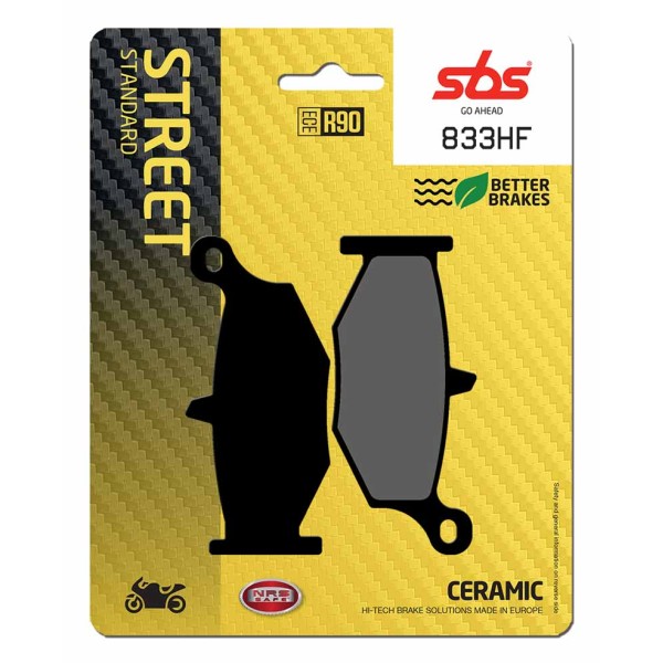 Pastilla de freno SBS P833-HF