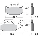 Pastilla de freno SBS P835-SI