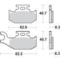 Pastilla de freno SBS P836-SI