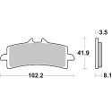 Pastilla de freno SBS P841-DS1