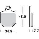Pastilla de freno SBS P843-DC